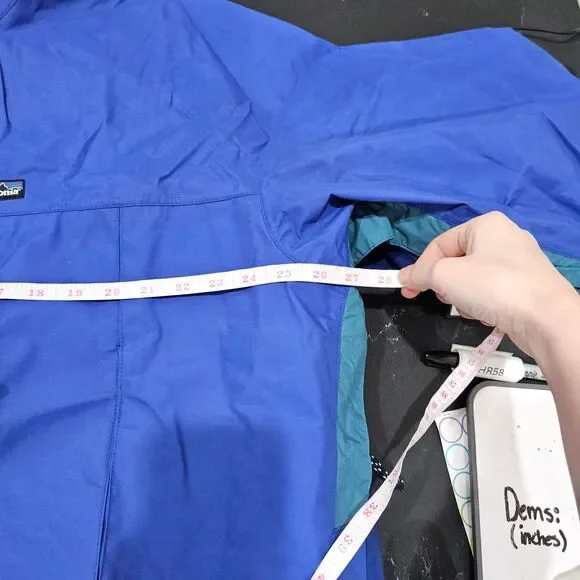 Vintage Patagonia Men's 3 Layer Triolet Goretex Alpine Jacket XXL Blue Gorpcore